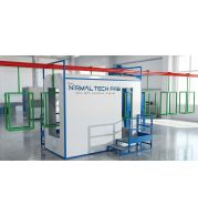 Almirah Powder Coating Plant – Complete Automated Line for Metal Cupboards with Pre-Treatment, Spray Booth, Curing Oven, Conveyor, 100kV Guns for Steel Furniture & Storage Cabinet Finishing